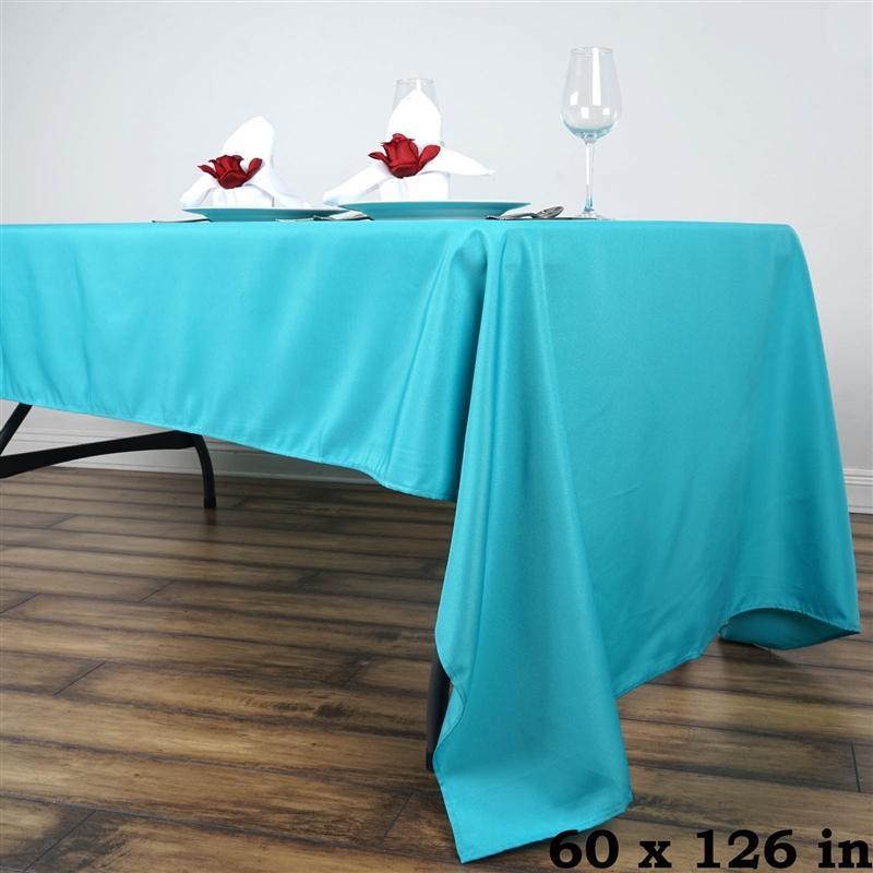 60" x 126" Polyester Rectangular Tablecloth