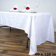 60" x 126" Polyester Rectangular Tablecloth