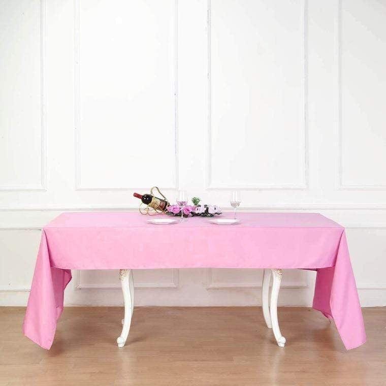 60" x 126" Polyester Rectangular Tablecloth
