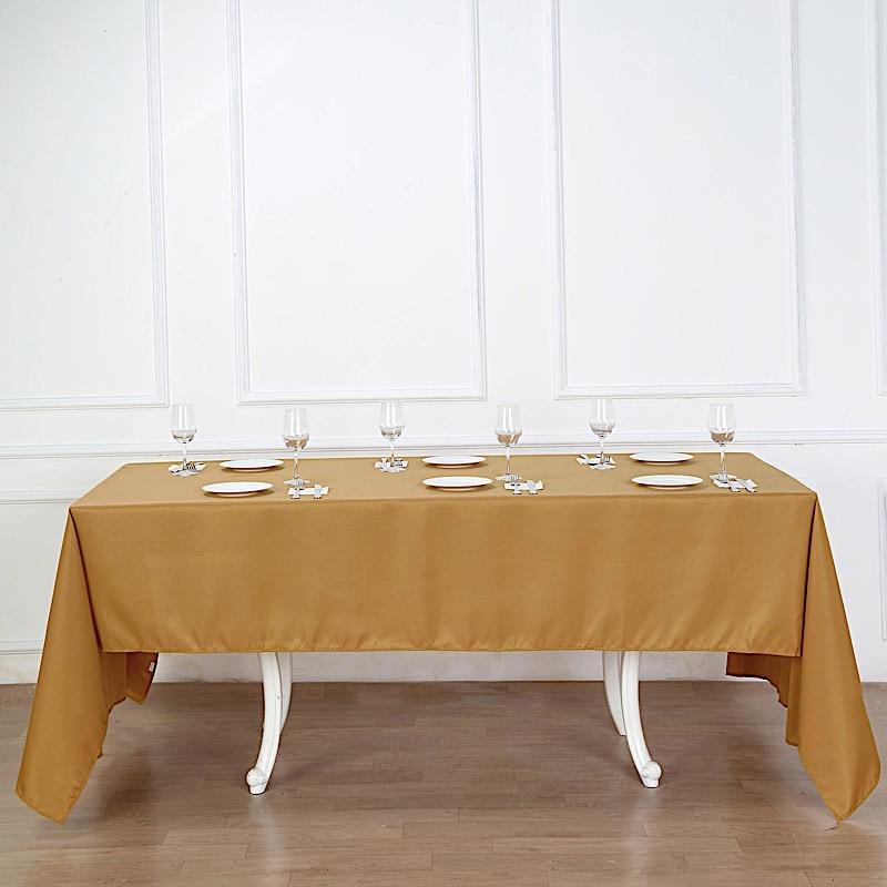 60" x 126" Polyester Rectangular Tablecloth