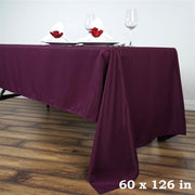 60" x 126" Polyester Rectangular Tablecloth