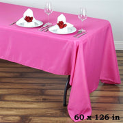 60" x 126" Polyester Rectangular Tablecloth