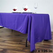 60" x 126" Polyester Rectangular Tablecloth