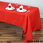 60" x 126" Polyester Rectangular Tablecloth