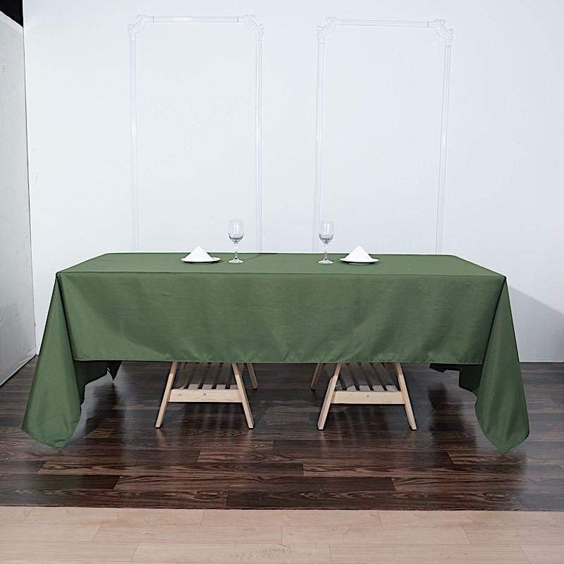 60" x 126" Polyester Rectangular Tablecloth