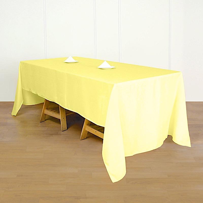 60" x 126" Polyester Rectangular Tablecloth