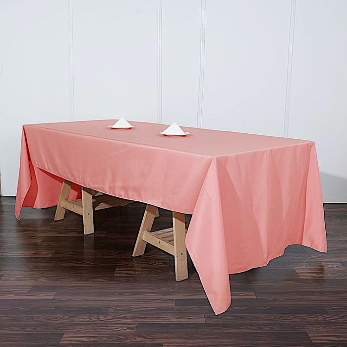 60" x 126" Polyester Rectangular Tablecloth TAB_60126_CORL_POLY