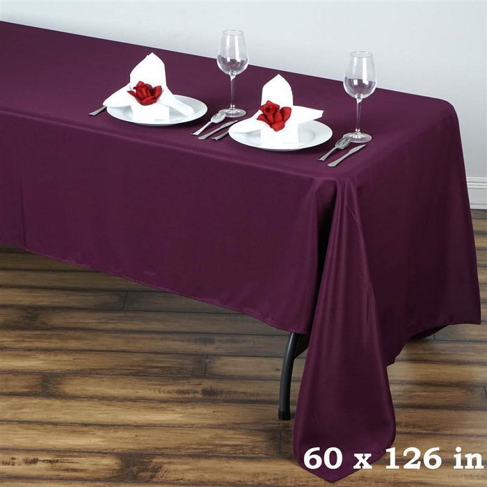 60" x 126" Polyester Rectangular Tablecloth TAB_60126_EGG_POLY