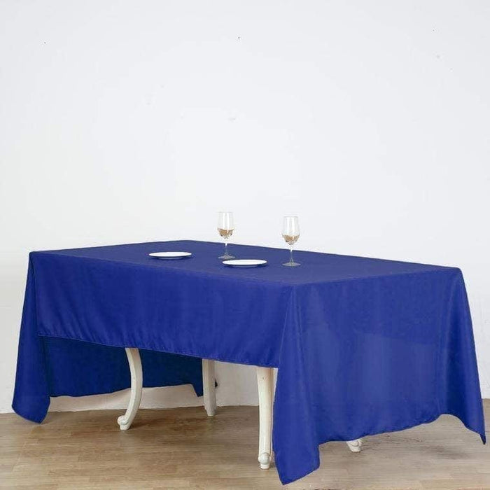 60" x 126" Polyester Rectangular Tablecloth TAB_60126_ROY_POLY