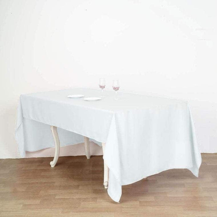 60" x 126" Polyester Rectangular Tablecloth TAB_60126_WHT_POLY