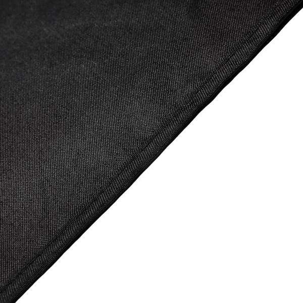 60" x 126" Premium Polyester Rectangular Tablecloth - Black TAB_60126_BLK_PRM