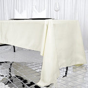 60" x 126" Premium Polyester Rectangular Tablecloth
