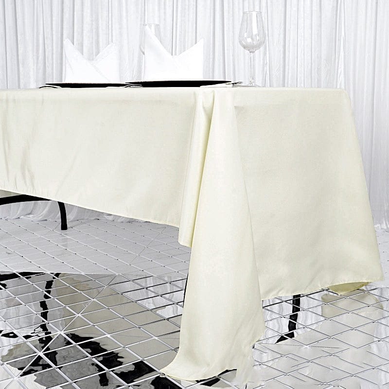 60" x 126" Premium Polyester Rectangular Tablecloth