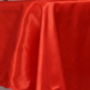 60" x 126" Satin Rectangular Tablecloth - Red TAB_STN_60126_RED