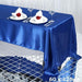 60" x 126" Satin Rectangular Tablecloth - Royal Blue TAB_STN_60126_ROY