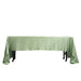 60" x 126" Satin Rectangular Tablecloth - Sage Green TAB_STN_60126_SAGE