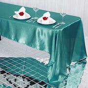 60" x 126" Satin Rectangular Tablecloth