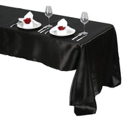 60" x 126" Satin Rectangular Tablecloth