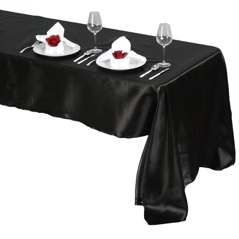60" x 126" Satin Rectangular Tablecloth