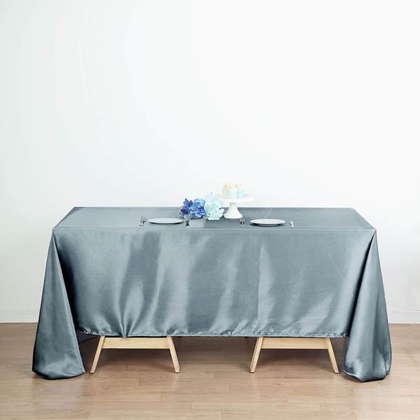 60" x 126" Satin Rectangular Tablecloth
