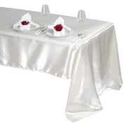 60" x 126" Satin Rectangular Tablecloth