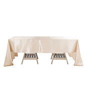 60" x 126" Satin Rectangular Tablecloth