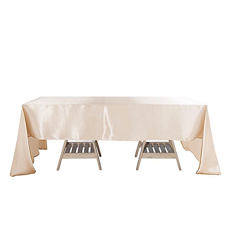60" x 126" Satin Rectangular Tablecloth