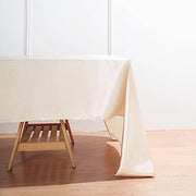 60" x 126" Satin Rectangular Tablecloth