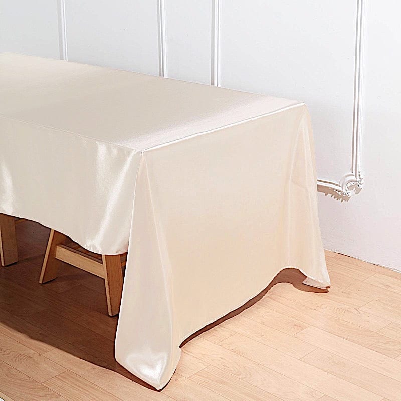 60" x 126" Satin Rectangular Tablecloth