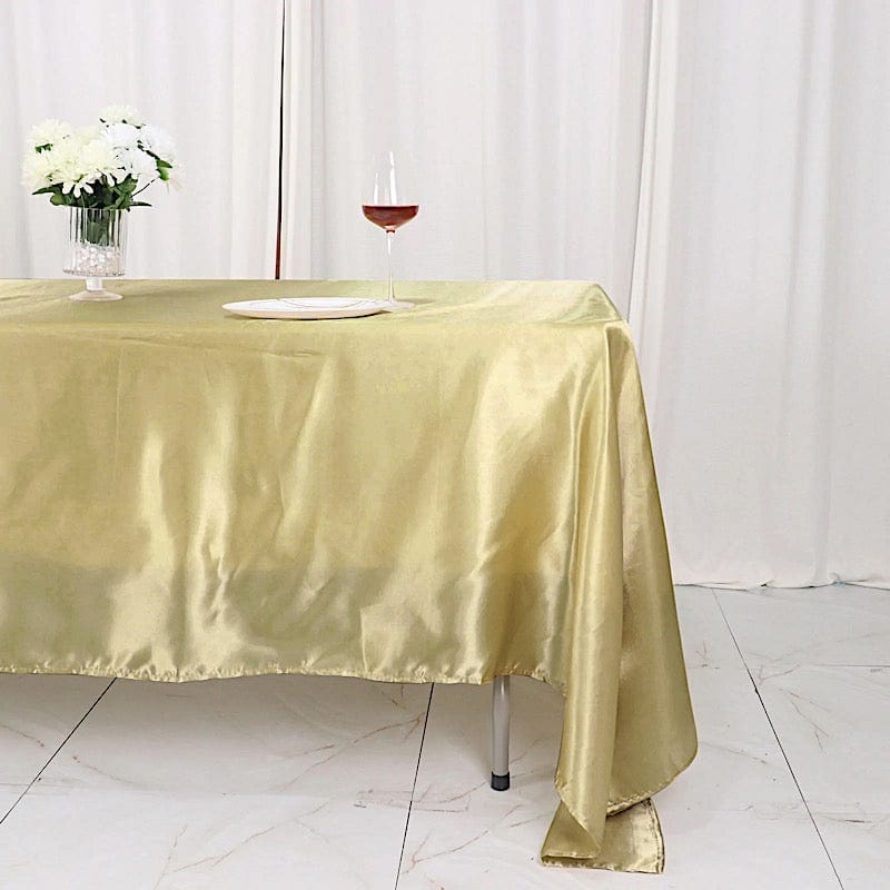 60" x 126" Satin Rectangular Tablecloth