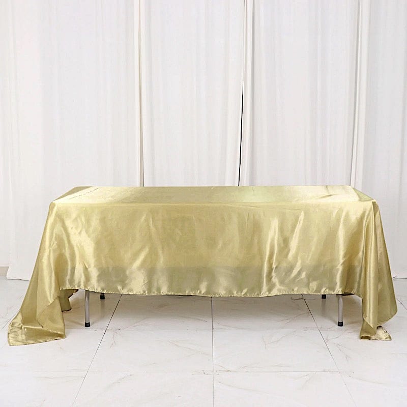 60" x 126" Satin Rectangular Tablecloth