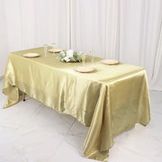 60" x 126" Satin Rectangular Tablecloth