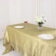 60" x 126" Satin Rectangular Tablecloth
