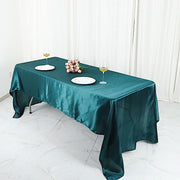 60" x 126" Satin Rectangular Tablecloth