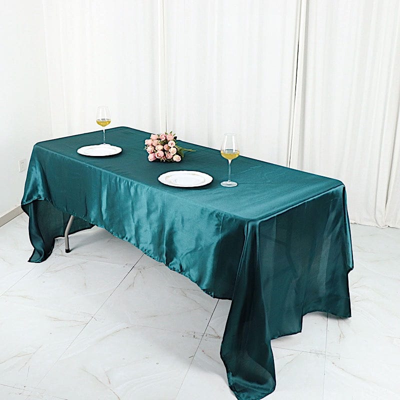 60" x 126" Satin Rectangular Tablecloth