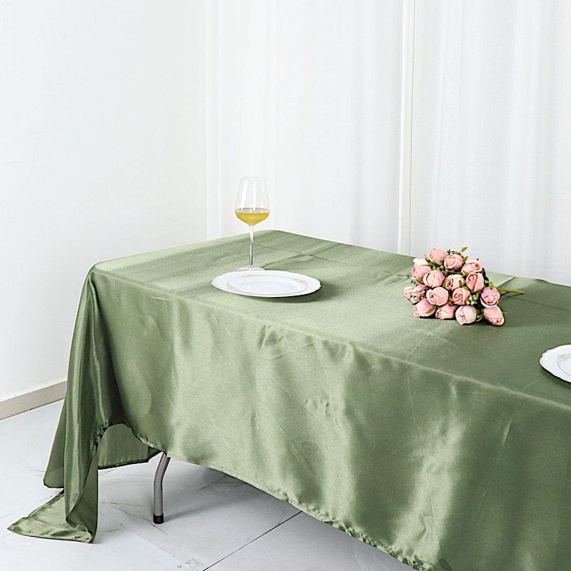 60" x 126" Satin Rectangular Tablecloth