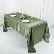 60" x 126" Satin Rectangular Tablecloth