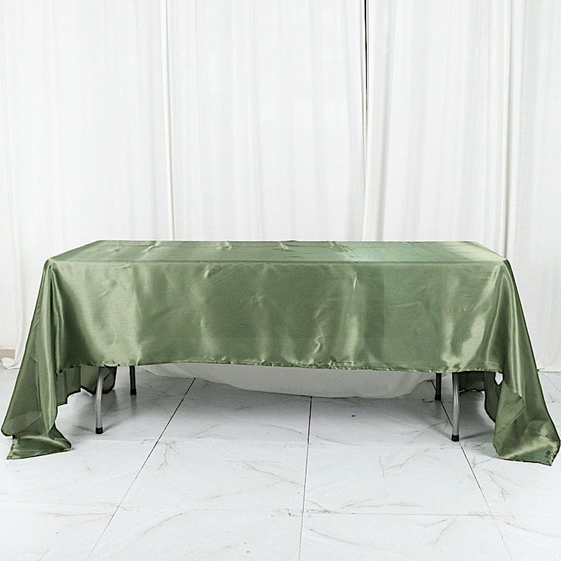 60" x 126" Satin Rectangular Tablecloth