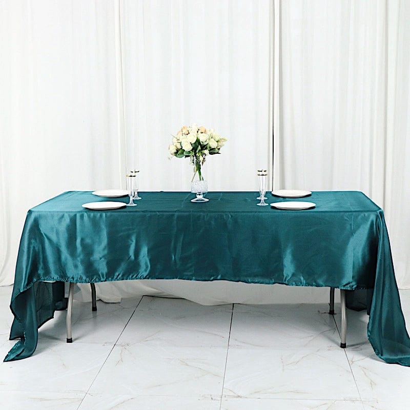 60" x 126" Satin Rectangular Tablecloth
