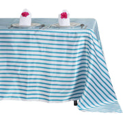60" x 126" Satin Stripes Rectangular Tablecloth