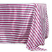60" x 126" Satin Stripes Rectangular Tablecloth