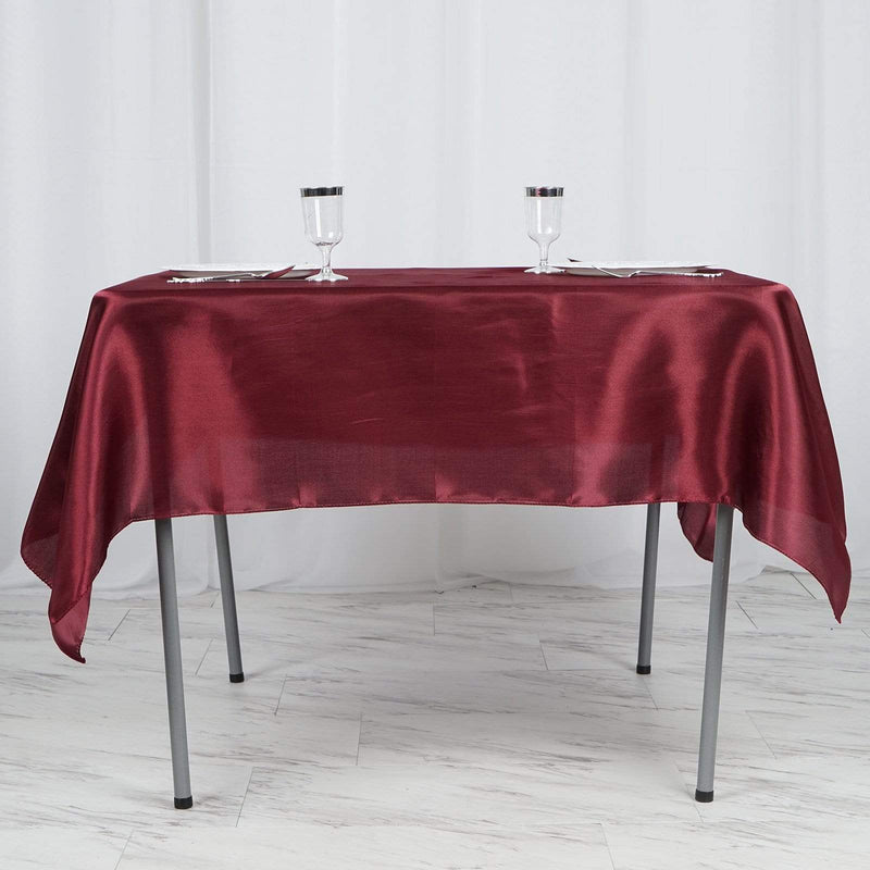 60" x 60" Satin Table Overlay