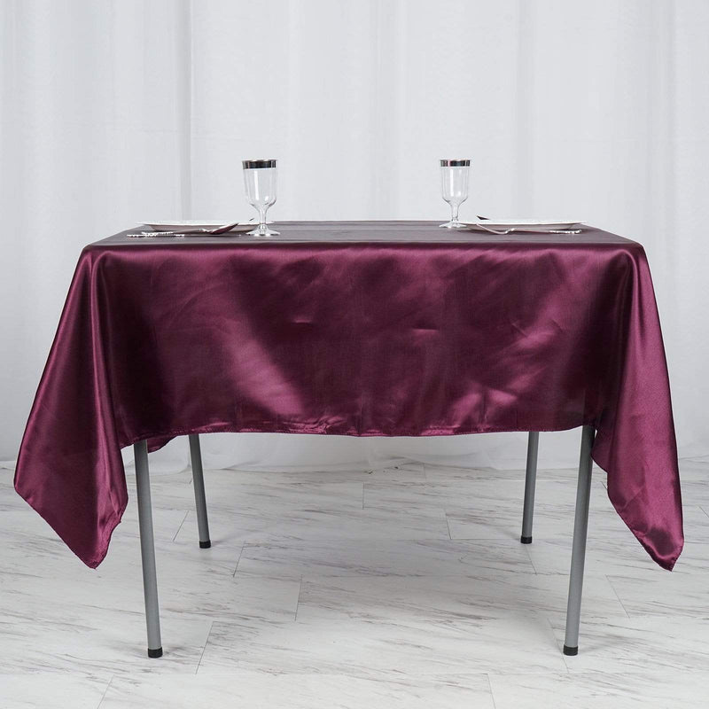 60" x 60" Satin Table Overlay