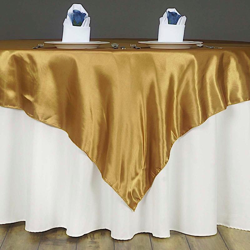 60" x 60" Satin Table Overlay