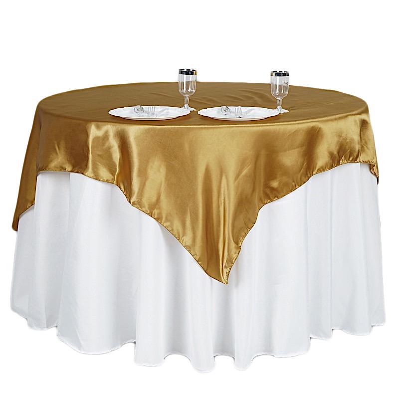 60" x 60" Satin Table Overlay