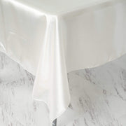 60" x 60" Satin Table Overlay - Ivory LAY60_STN_IVR