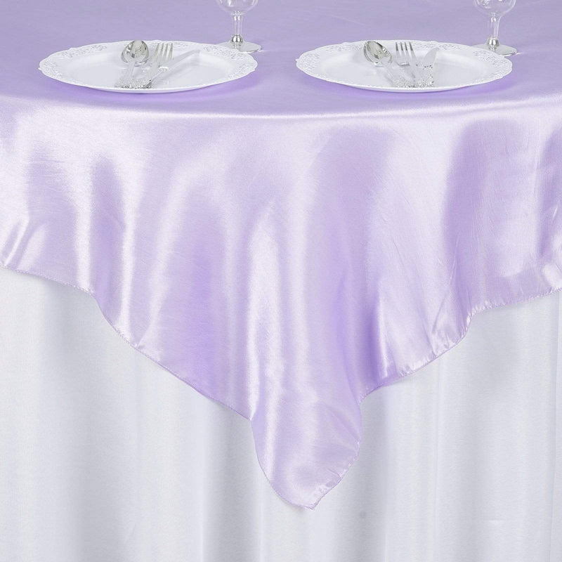 60" x 60" Satin Table Overlay