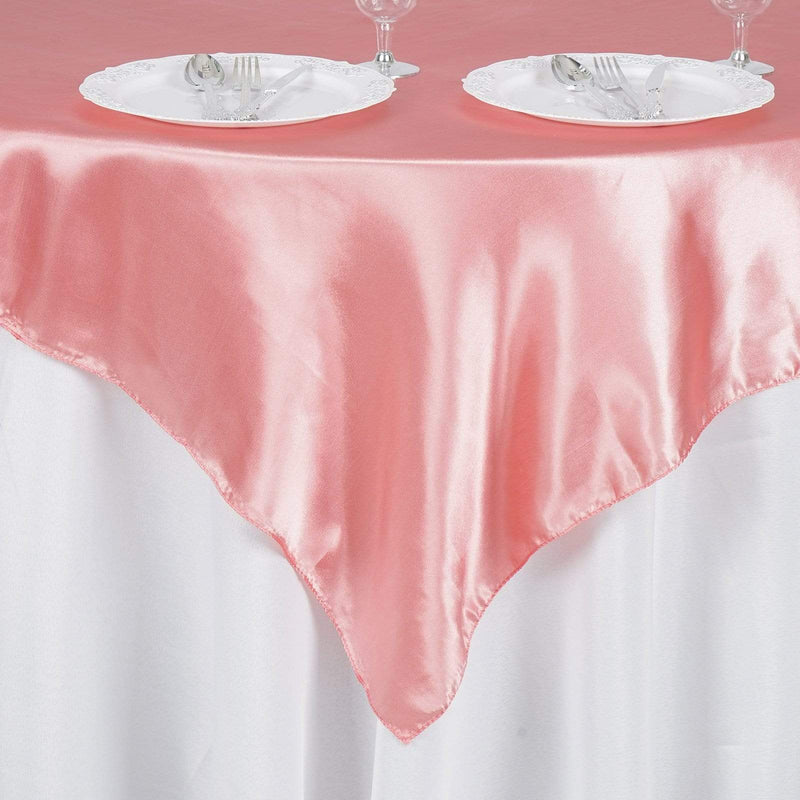 60" x 60" Satin Table Overlay
