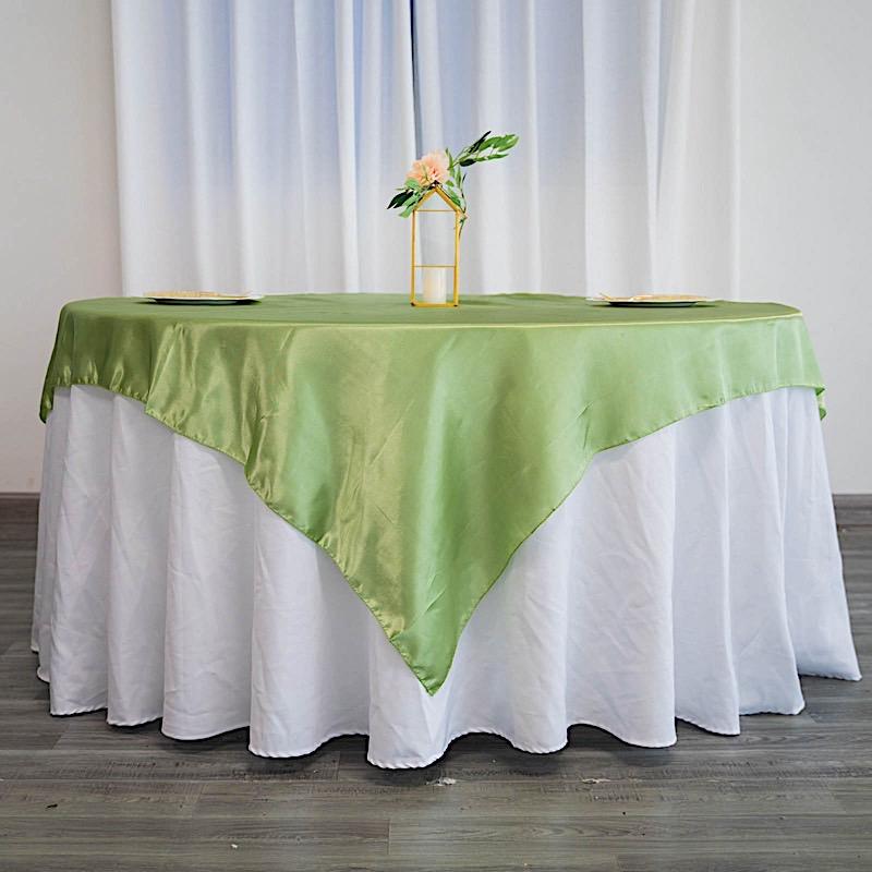 60" x 60" Satin Table Overlay