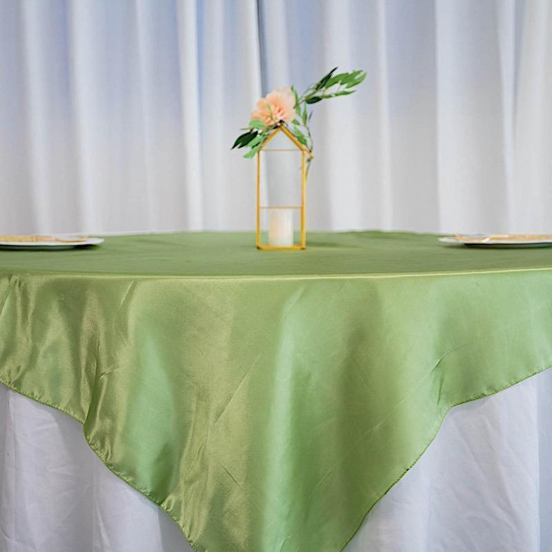 60" x 60" Satin Table Overlay